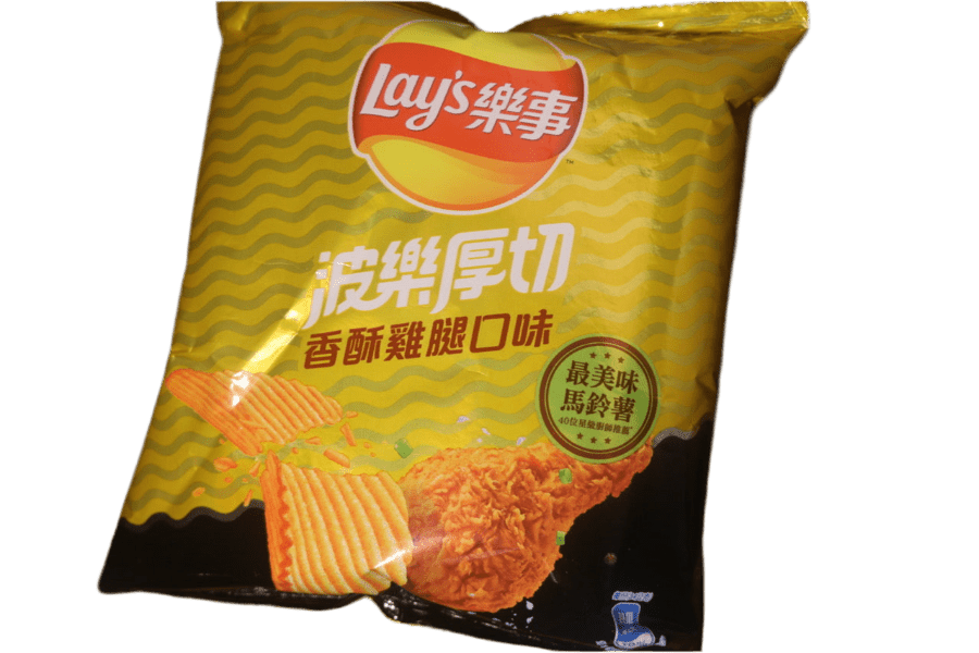 Lay's Crispy Fried Chicken Flavored Chips (China) - GhostPanda (Exotic Snacks) -