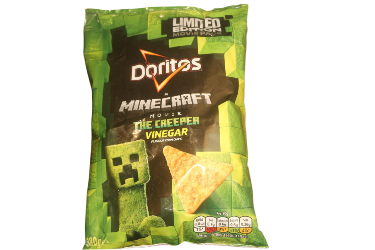 Doritos Minecraft Movie - Creeper Vinegar Chips