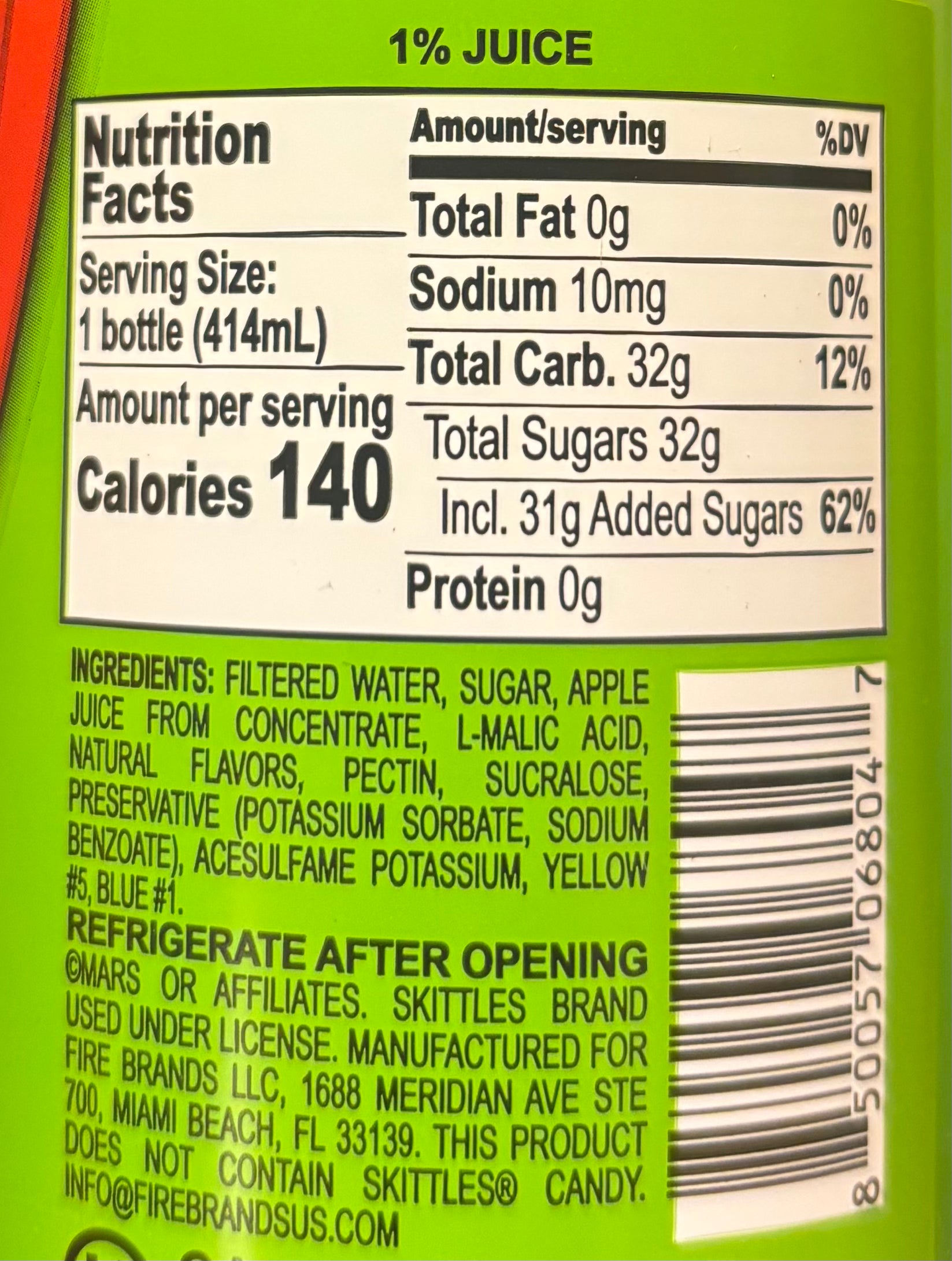 Sour Skittles Fruit Drink - Drink Up the Sourness! - GhostPanda (Exotic Snacks) -