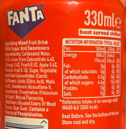 Fruity Fanta Twist - Uk Soda Delight! - GhostPanda (Exotic Snacks) -