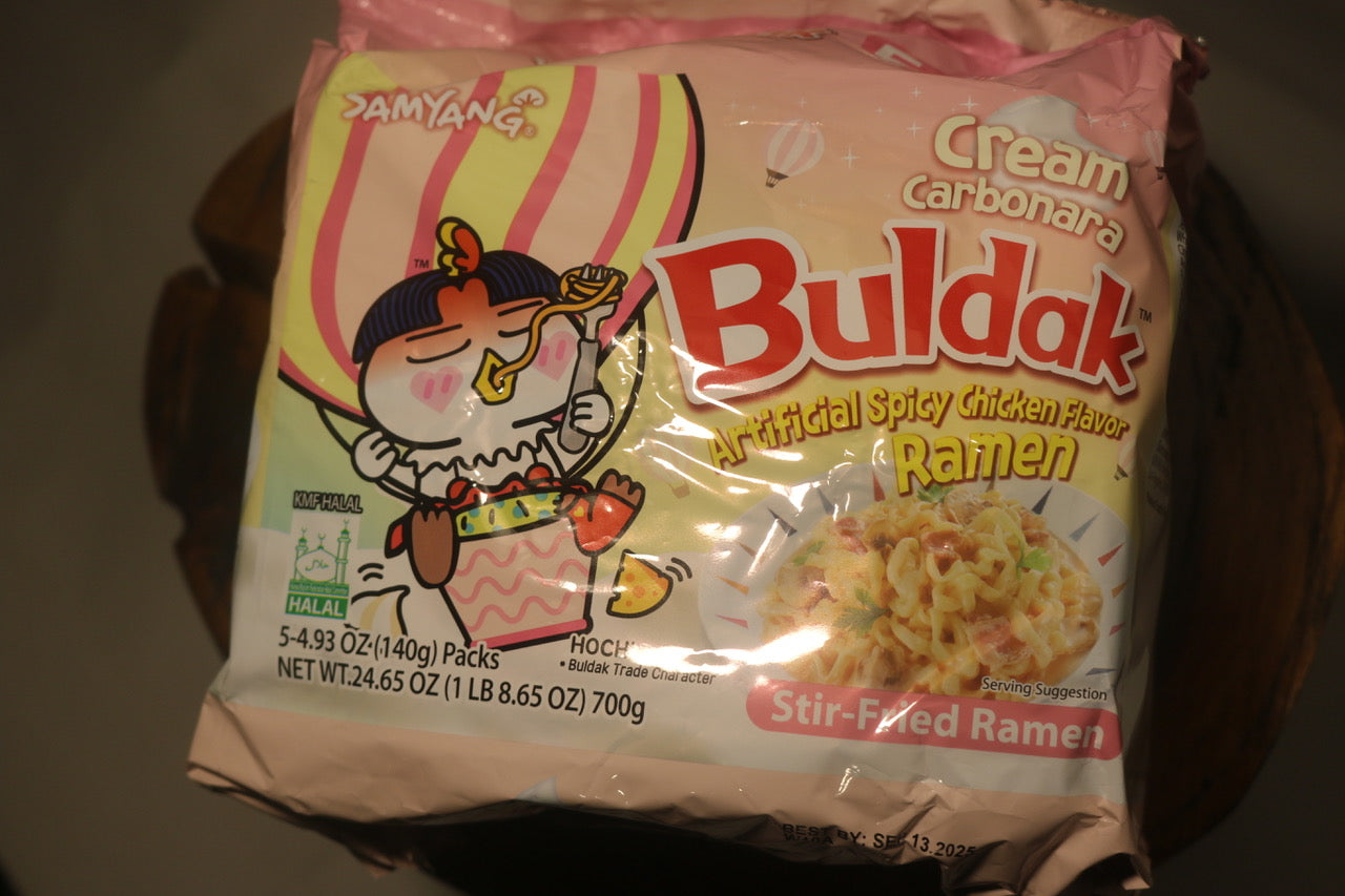 Samyang Buldak Cream Carbonara Spicy Chicken Ramen Pack