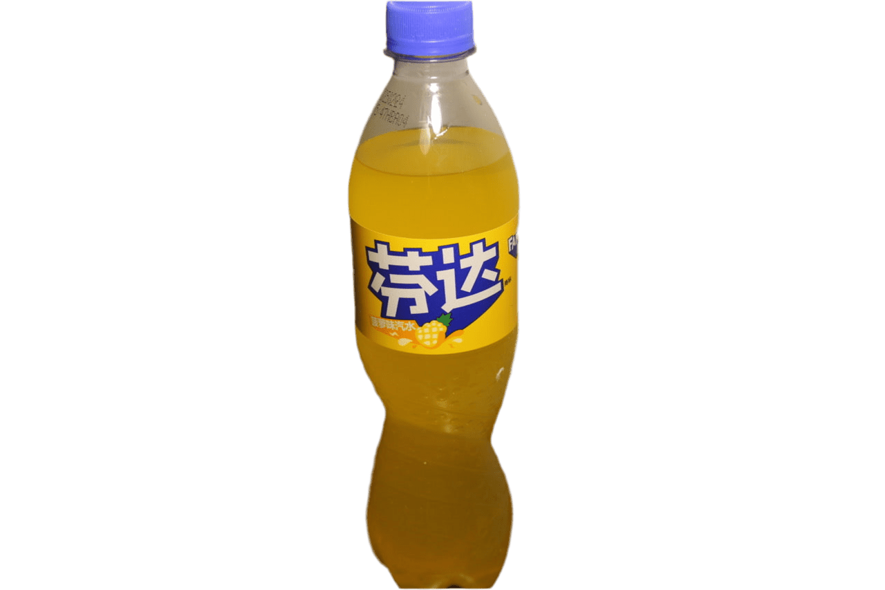 Fanta Pineapple Soda (500ml) (China) - GhostPanda (Exotic Snacks) - 